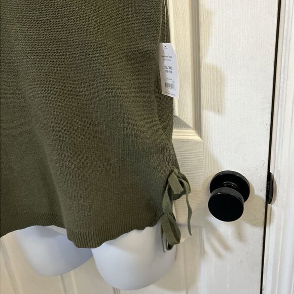 NWT Time & Tru Women’s Sweater Tank Top Green Knit Sleeveless Shirt Size XL 16-1 - Picture 16 of 16